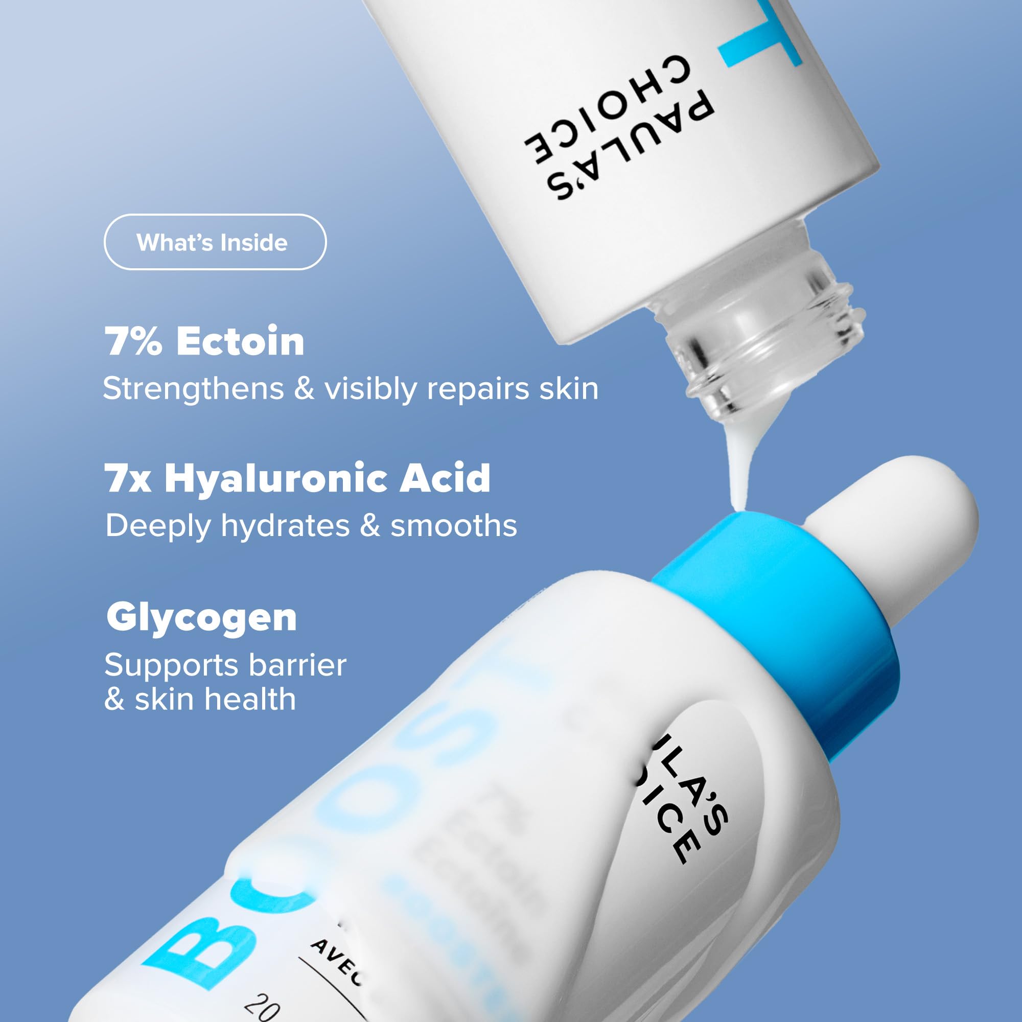 Paula's Choice 7% Ectoin + Hyaluronic Acid Milky Hydrating Serum | Deep Hydration & Barrier Repair
