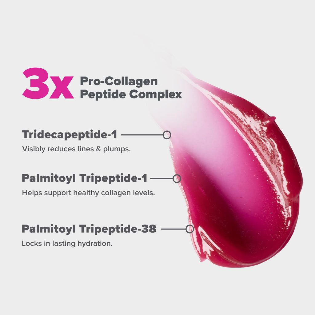 Paula’s Choice Pro-Collagen Peptide Gloss Lip Balm – Hydrates, Smooths, Sheer Plum Tint