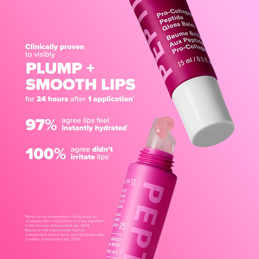 Paula’s Choice Pro-Collagen Peptide Gloss Lip Balm – Hydrates, Smooths, Sheer Plum Tint