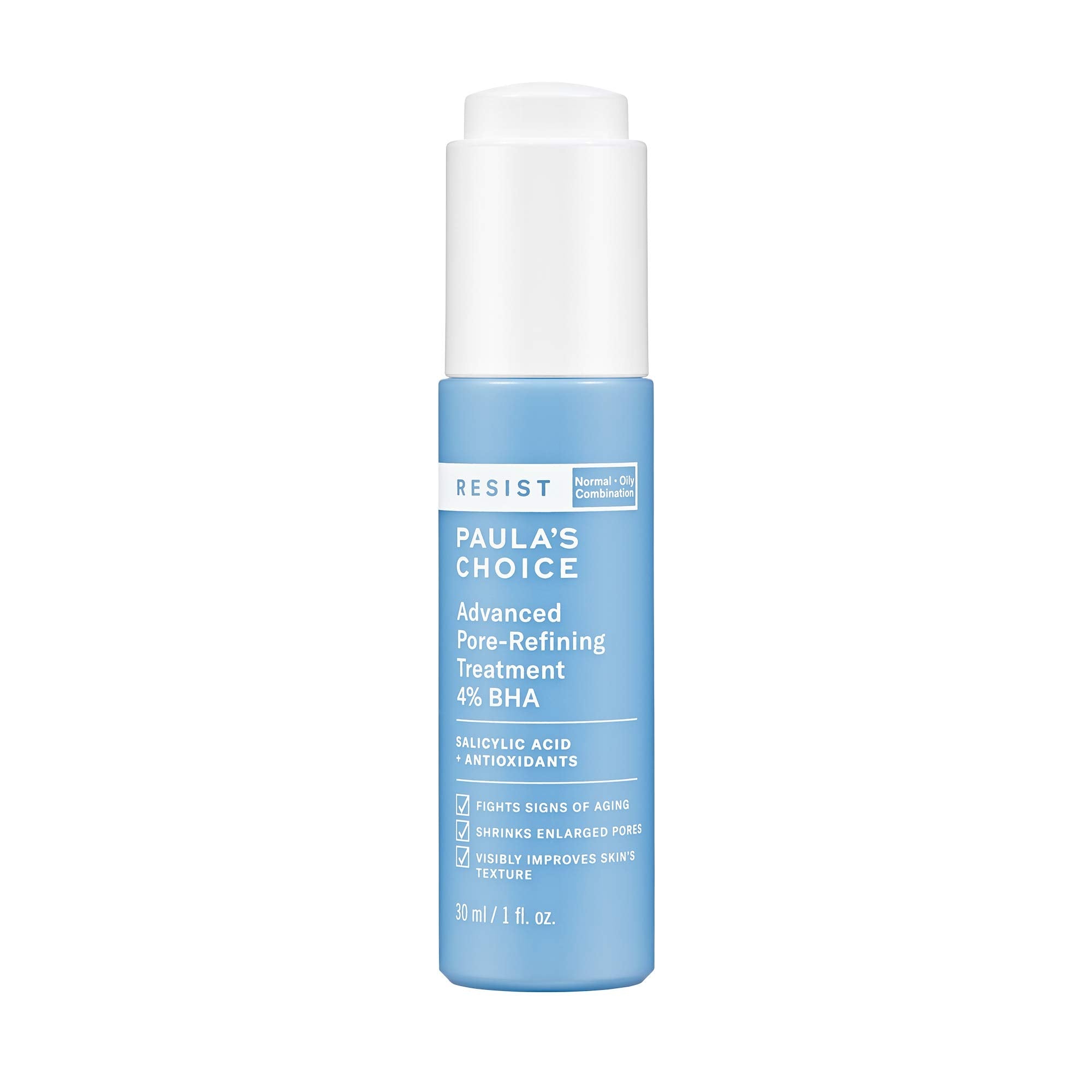 Paula's Choice RESIST 4% BHA Serum – Pore Refining Exfoliant (Fragrance-Free)