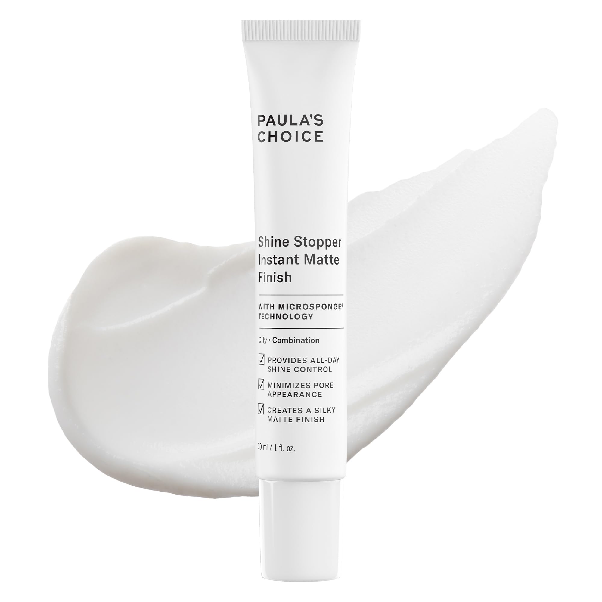 Paula's Choice Shine Stopper Instant Matte Finish Primer – Oil Control & Pore Minimizer, 1 oz