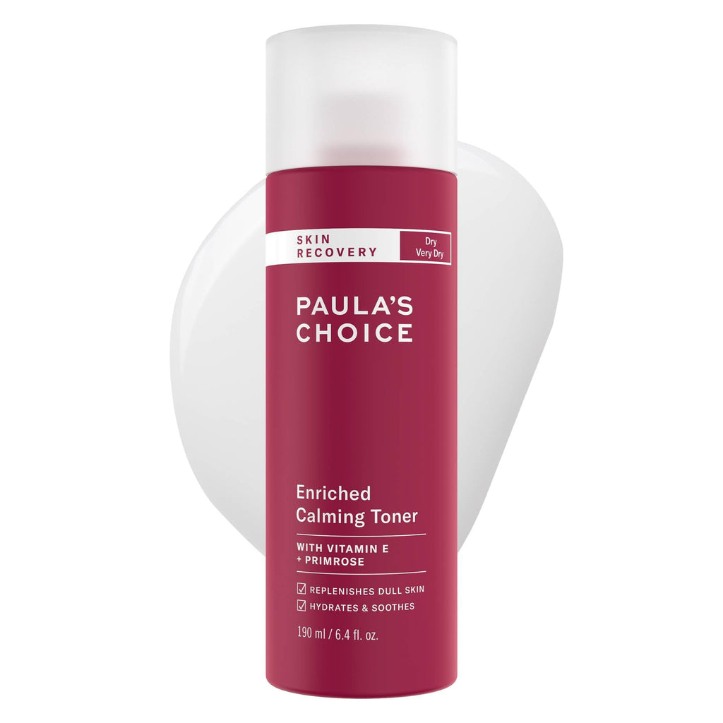Paula's Choice Skin Recovery Calming Toner – Hydrating Face Toner with Hyaluronic Acid & Vitamin E, Fragrance Free | 6.4 oz