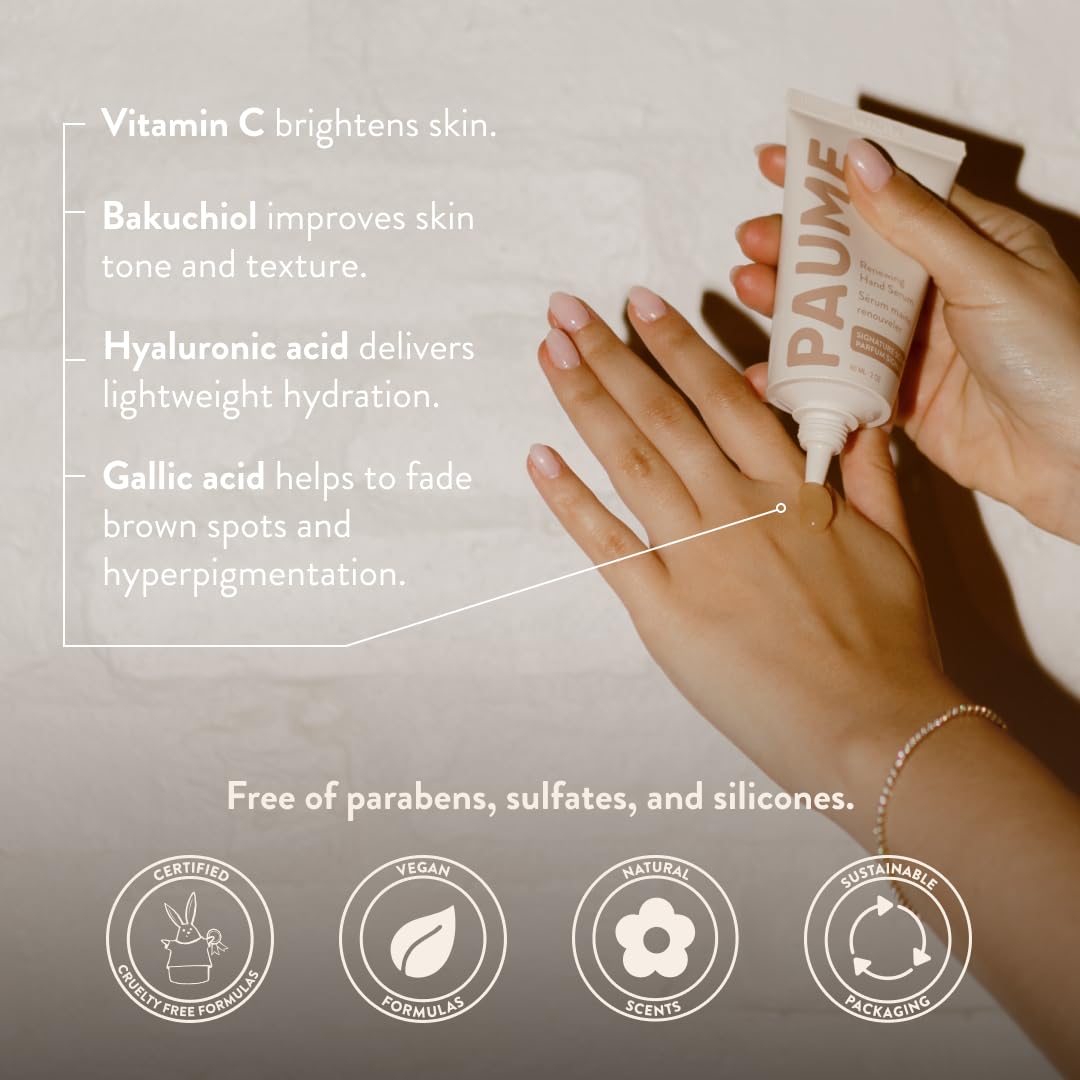 PAUME All-in-One Cuticle and Nail Cream – Nail Strengthener & Repair, 0.75 oz
