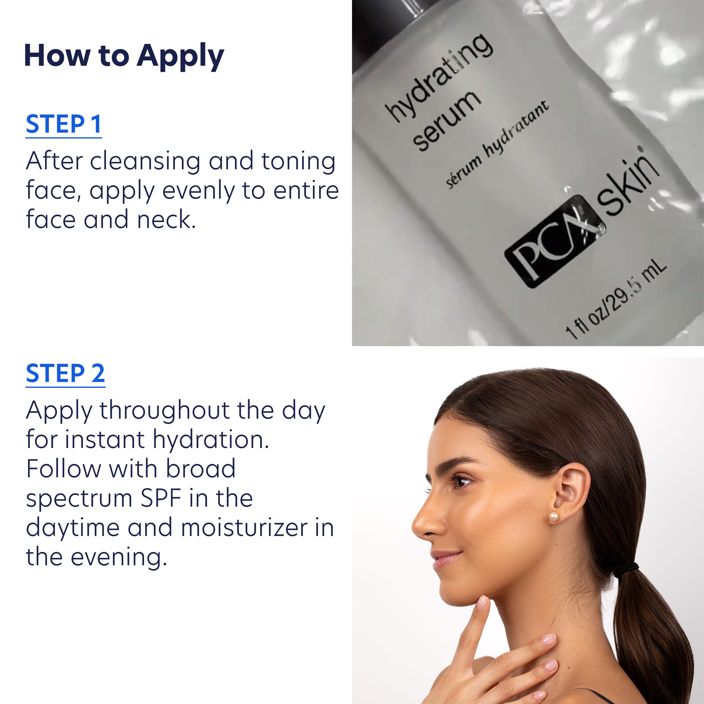 PCA SKIN Hydrating Serum | Gentle Moisturizer for Sensitive Skin | 1 oz