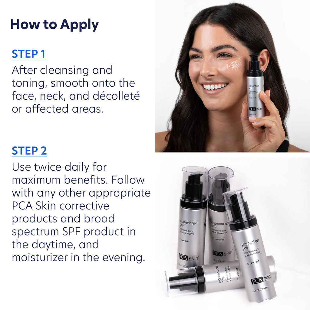 PCA SKIN Pigment Gel Pro Dark Spot Corrector – Brightening Serum for Hyperpigmentation (1.0 oz Pump)