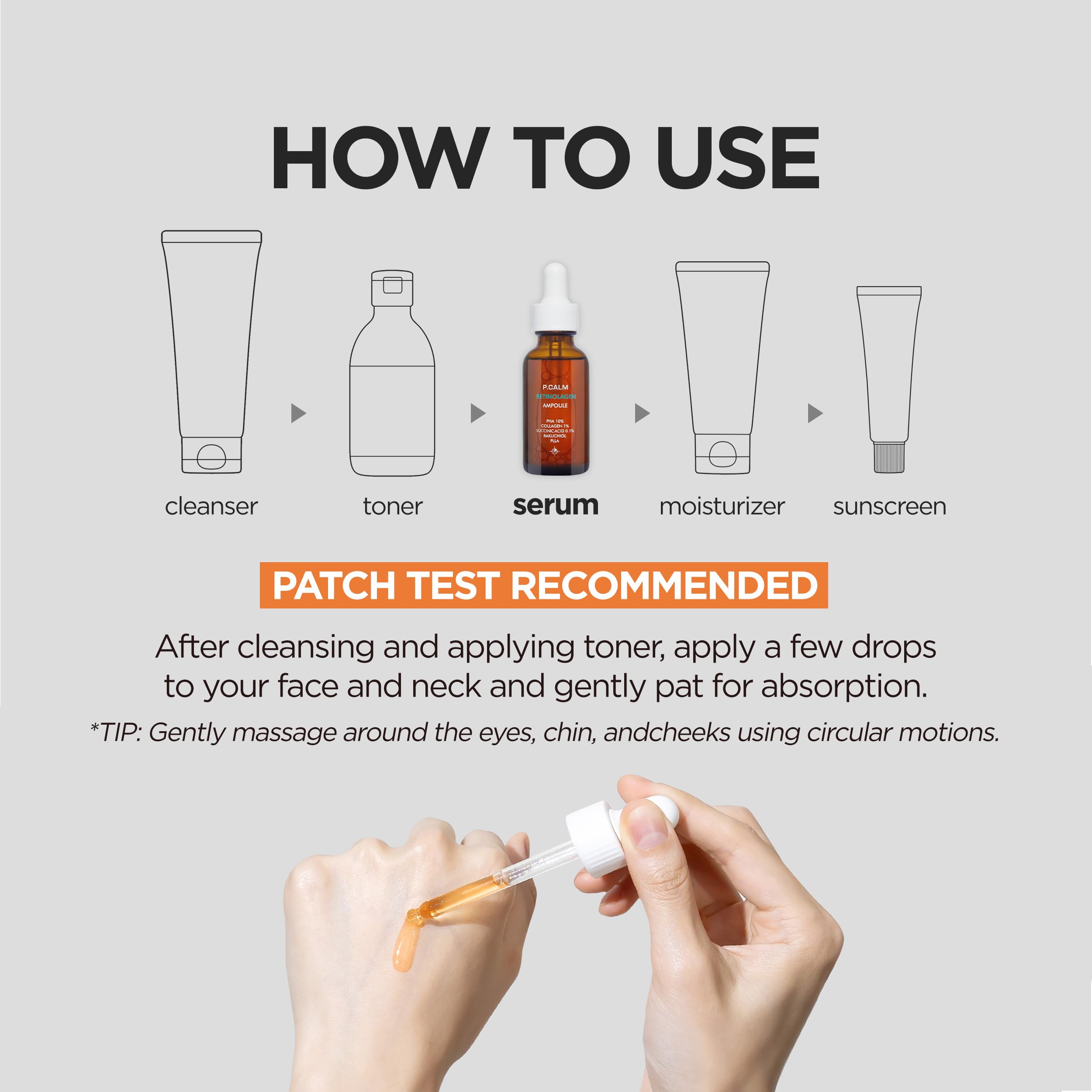 P.CALM Retinolagen Ampoule – Gentle Retinol + Vegan Collagen for Glass Skin