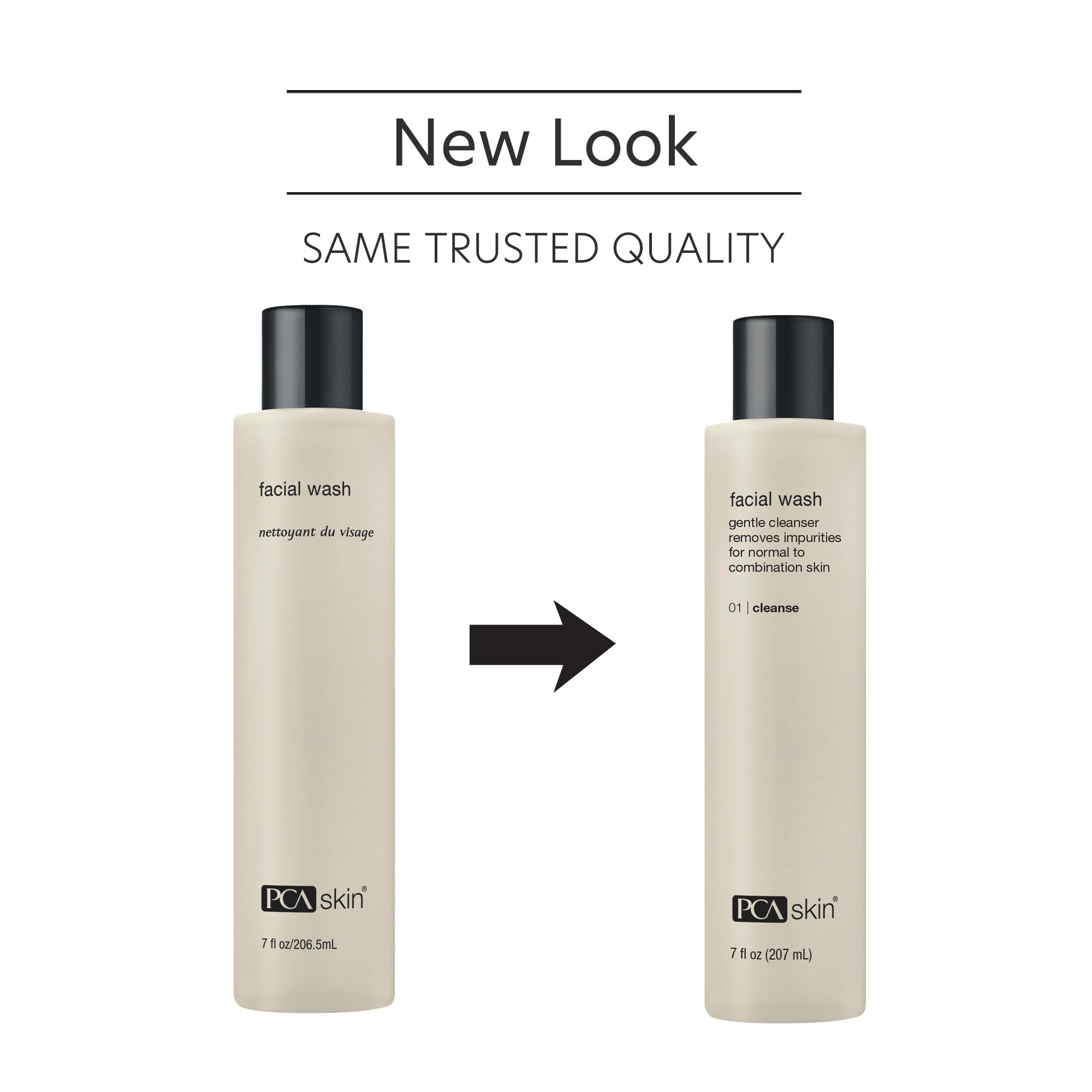 PCA SKIN Gentle Foaming Face Wash – Hydrating Cleanser, Makeup Remover, 2-Pack (7 oz each)