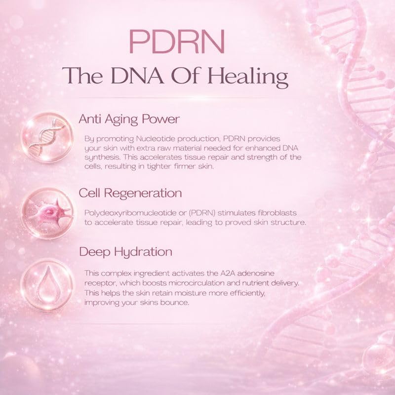PDRN Salmon DNA Collagen Mask 4 Pack | Hydration, Elasticity & Glow | 2-Hour Glass Skin