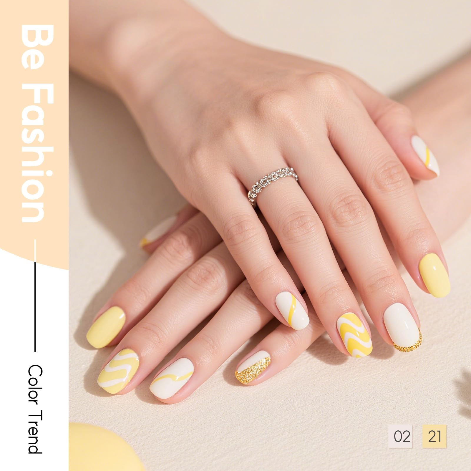 PEACECOLOR 38Pcs Gel Nail Kit with UV Light – 20 Colors, Top & Base Coats