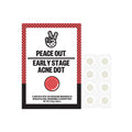 PEACE OUT Early Stage Acne Dots | Hydrocolloid Patches with Dissolving Microneedles & Salicylic Acid, 8 Count