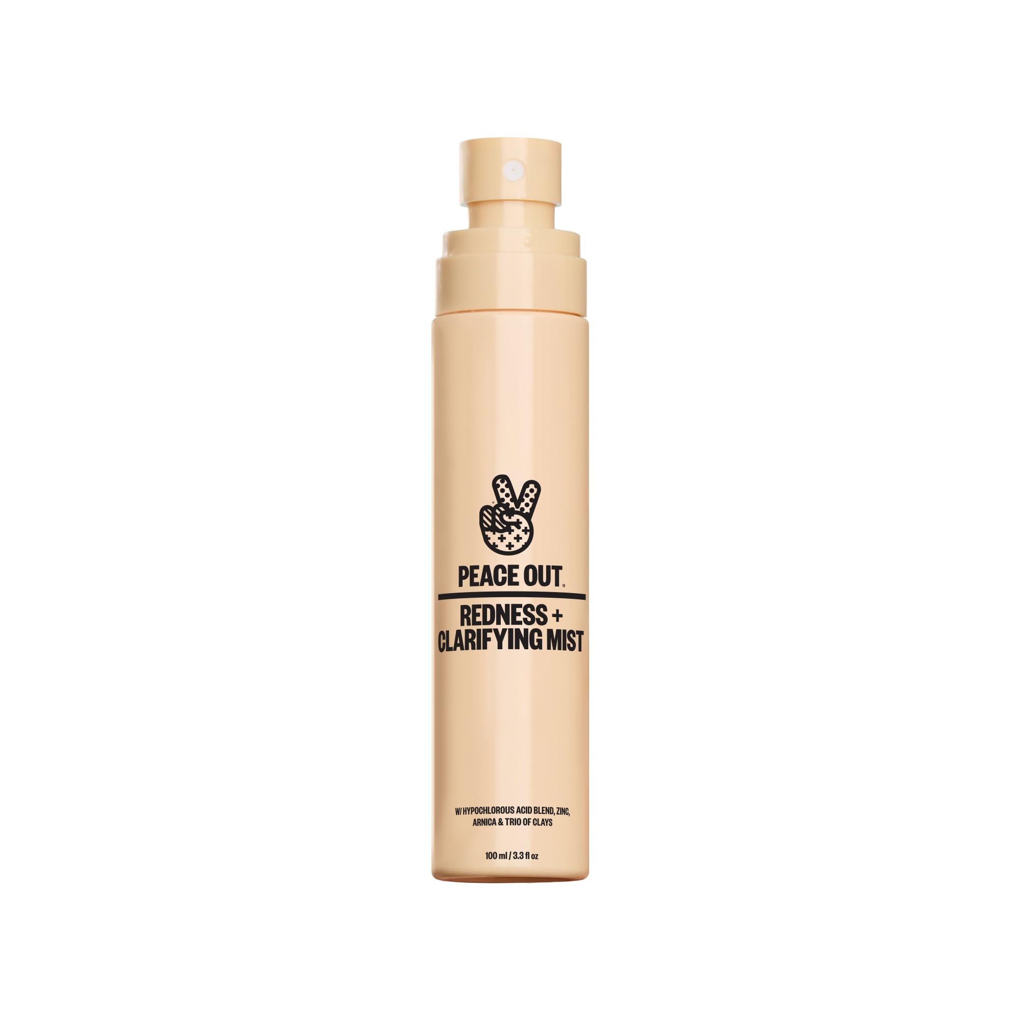 PEACE OUT Redness + Clarifying Mist — Hypochlorous Facial Spray for Acne-Prone Skin