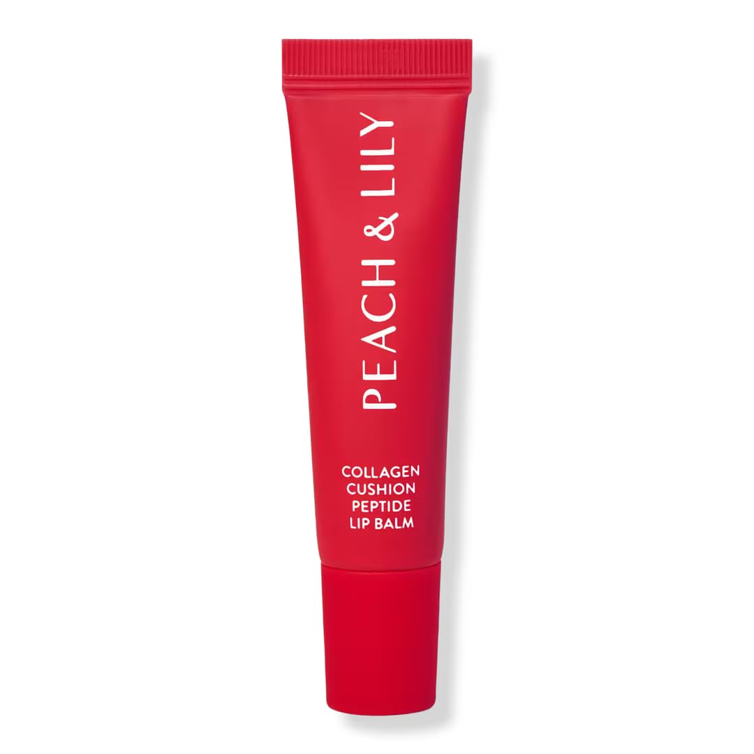 Peach & Lily Collagen Cushion Cherry Crush Lip Balm – Lasting Hydration & Smoothing Peptides