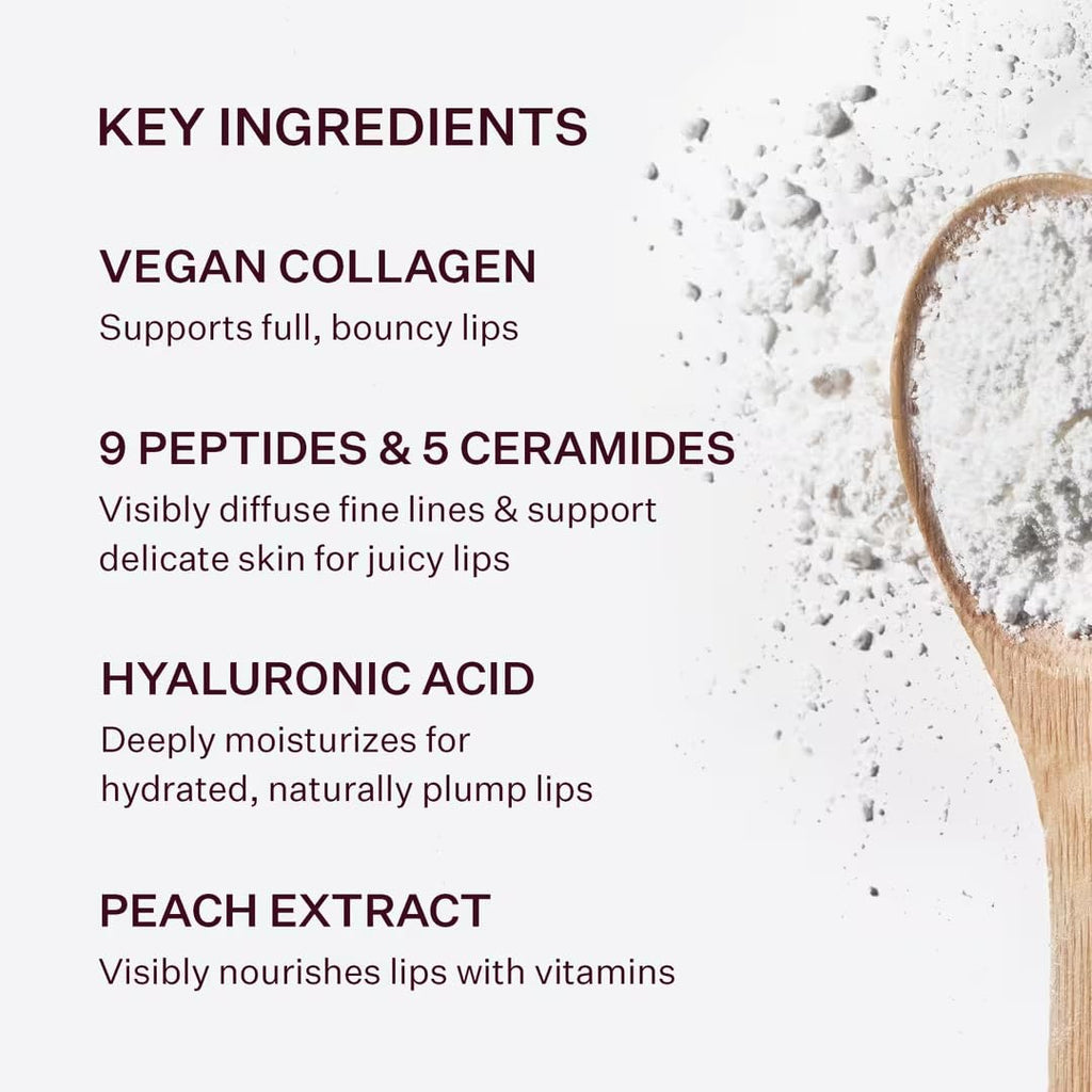 Peach & Lily Collagen Cushion Cherry Crush Lip Balm – Lasting Hydration & Smoothing Peptides