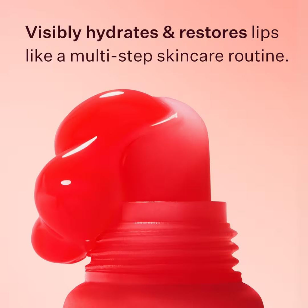 Peach & Lily Collagen Cushion Cherry Crush Lip Balm – Lasting Hydration & Smoothing Peptides