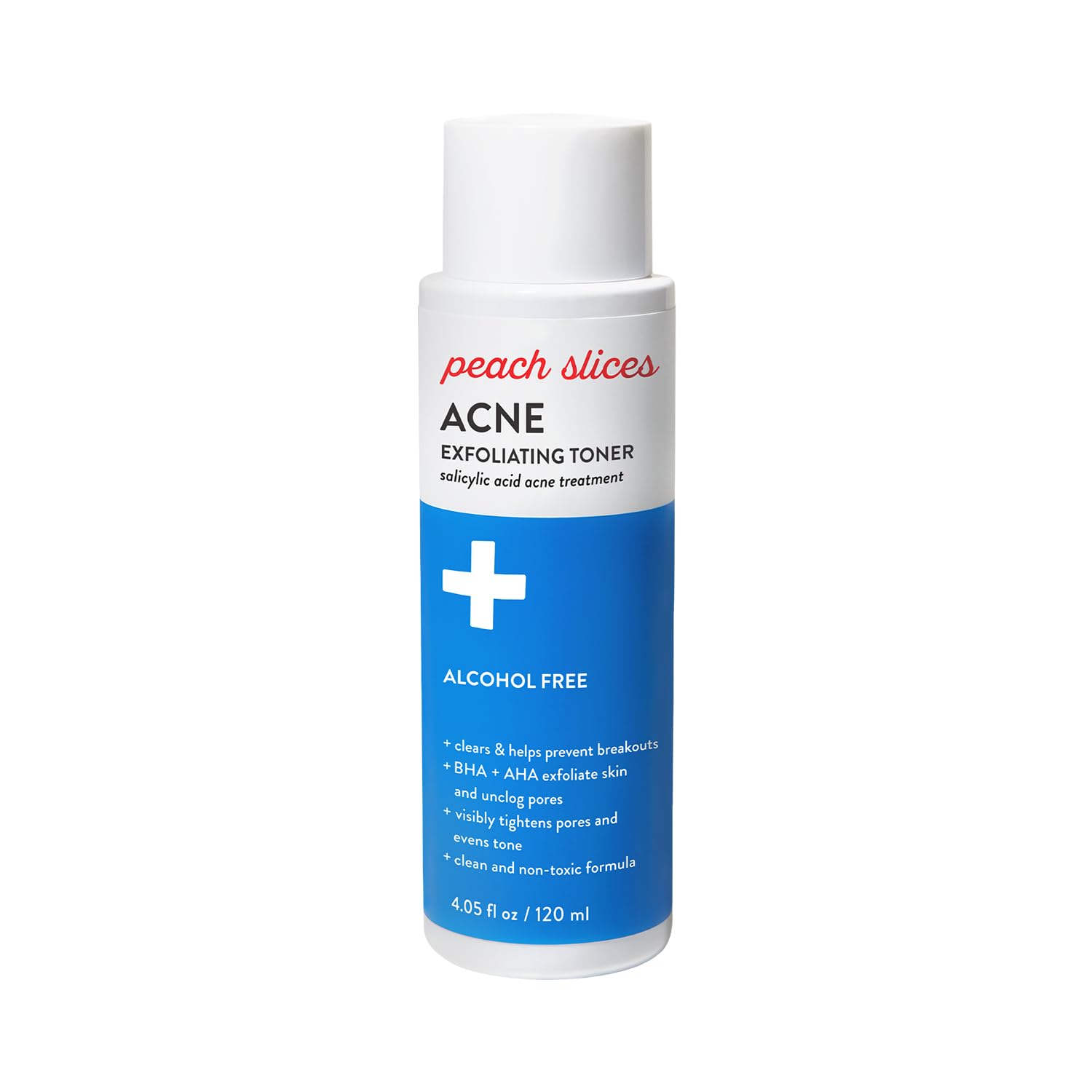 Peach Slices Acne Exfoliating Toner – 2% Salicylic, 4.05 oz – Clear & Prevent Breakouts