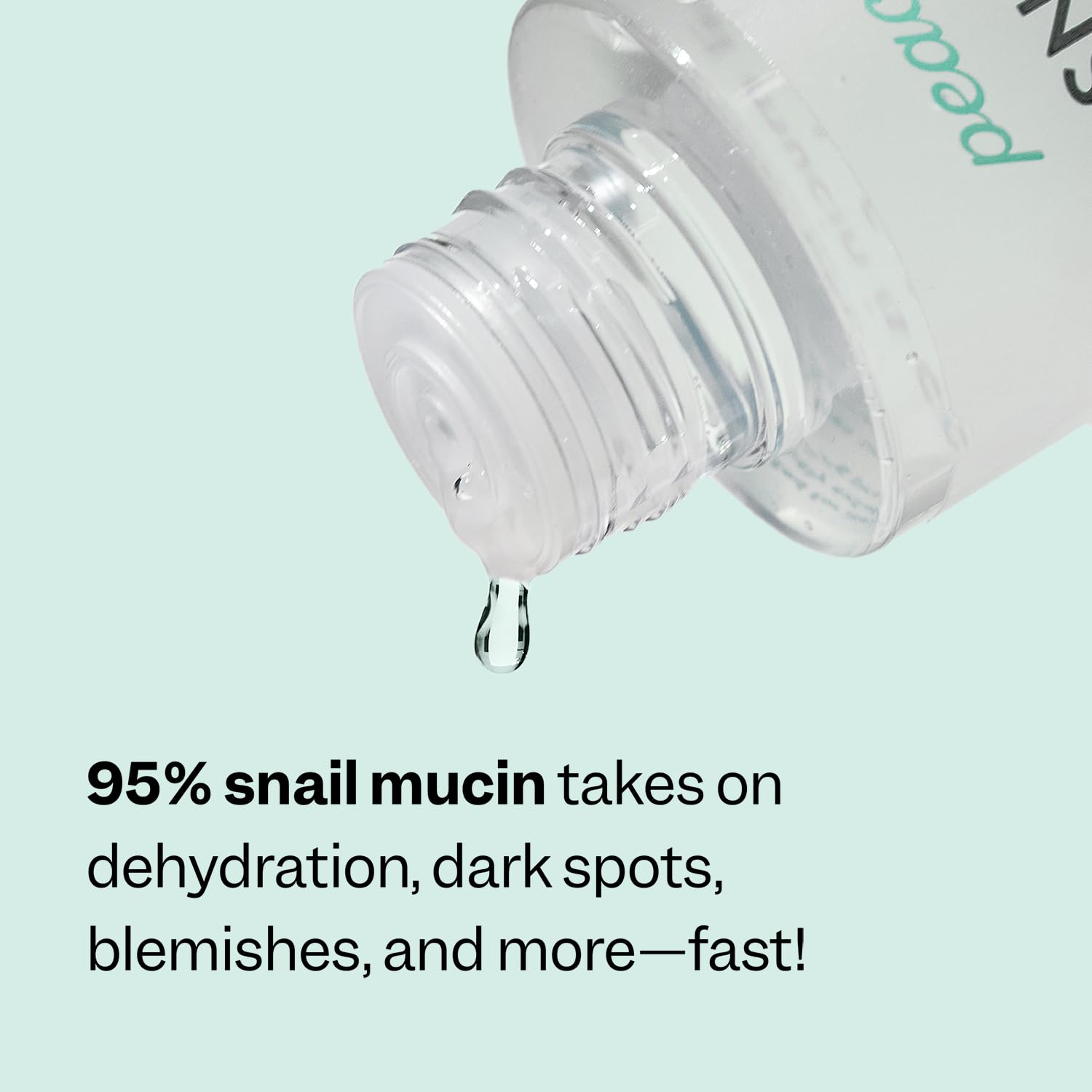 Peach Slices Snail Rescue Toner – 95% Snail Mucin, 4.05 oz, Hyaluronic Acid & CICA | Vegan & Cruelty-Free