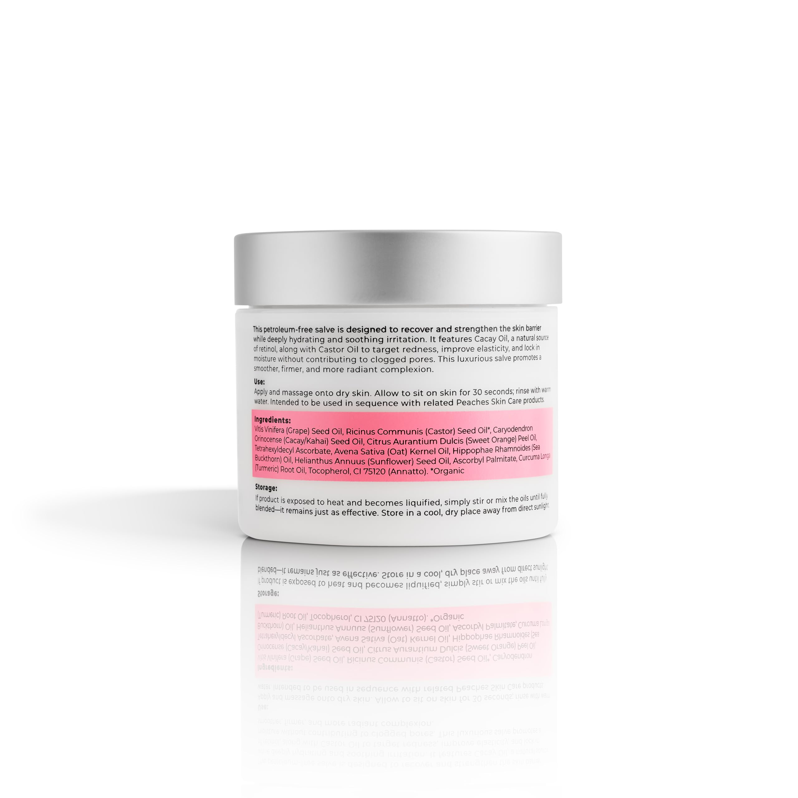 Peaches Skincare Radiance Recovery Salve – Hydrating Barrier Cream (Petroleum-Free)