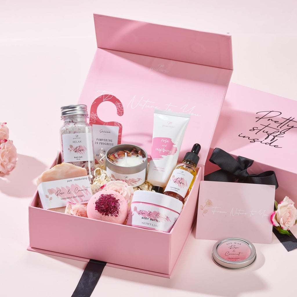 Peacoeye At-Home Spa Kit for Women – Luxury Bath Gift Set for Relaxation