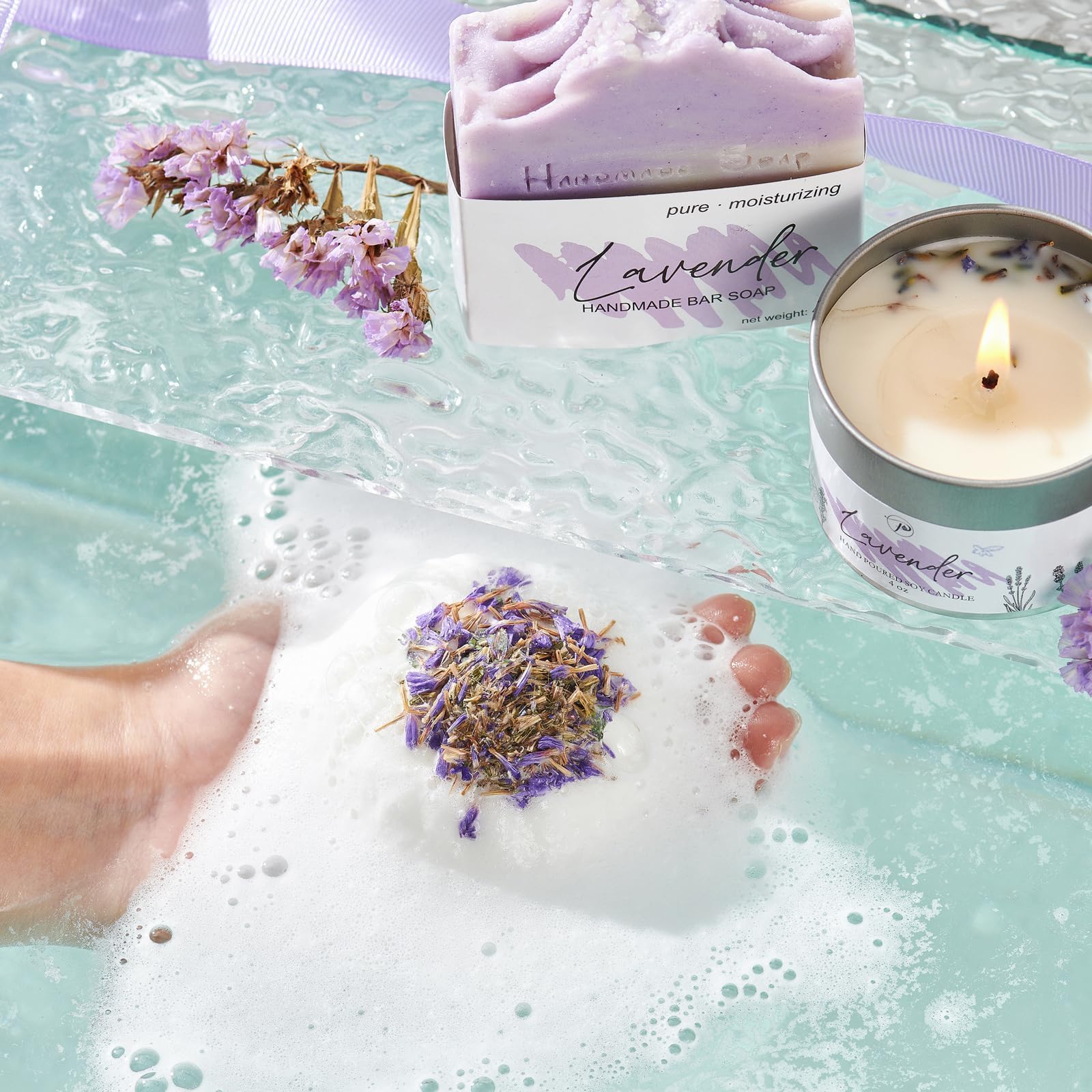 Peacoeye Spa Gifts for Women | Luxurious Bath Gift Box for Valentine’s Day & Mother’s Day