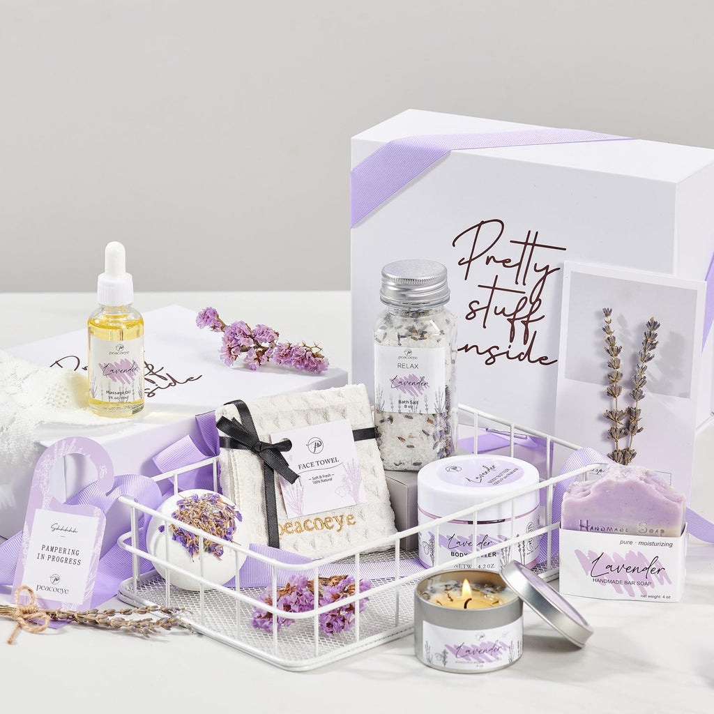 Peacoeye Spa Gifts for Women | Luxurious Bath Gift Box for Valentine’s Day & Mother’s Day