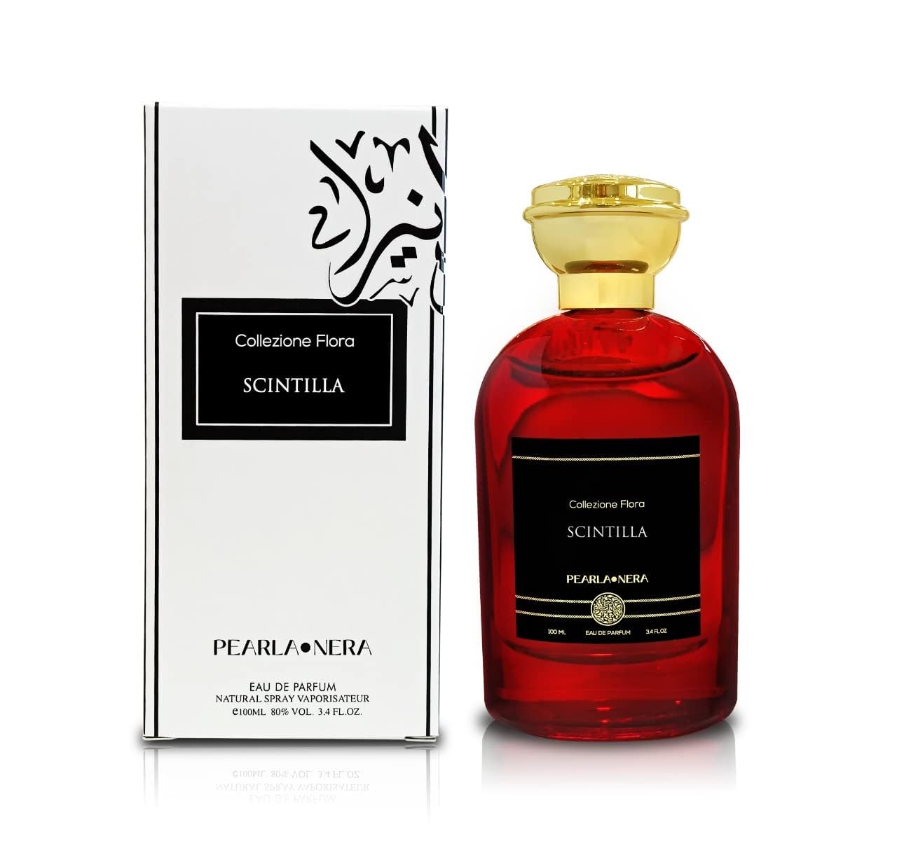 Pearlanera Scintilla Parfum for Women & Men – Rose, Fresh Spice & Patchouli | 3.4 oz