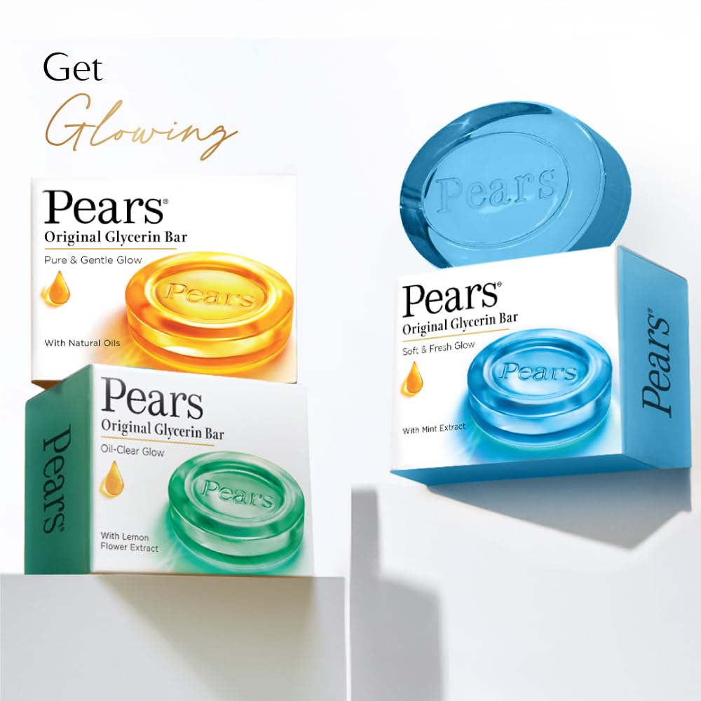 Pears Soft and Fresh Bathing Bar 125g | Buy 3 Get 1 Free
