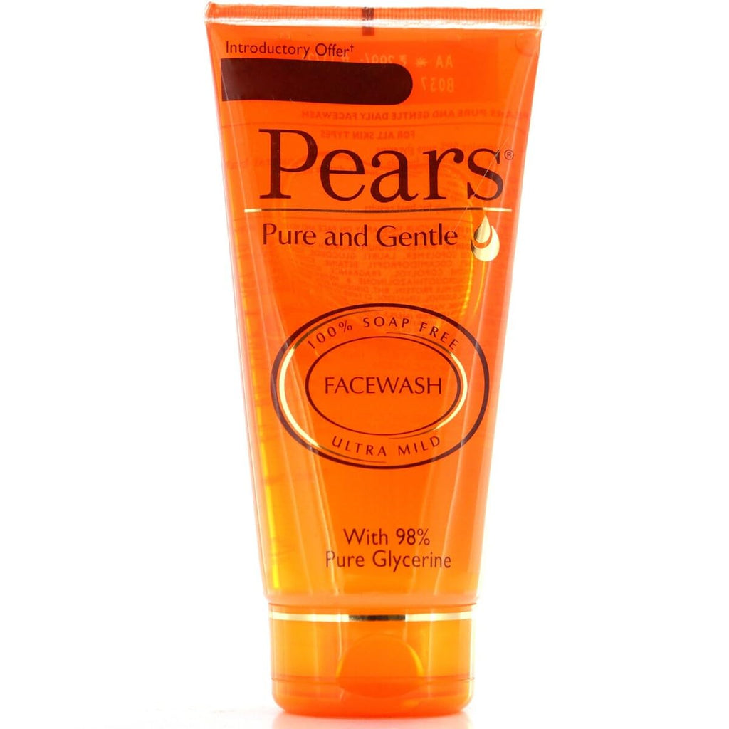 Pears Pure & Gentle Face Ultra Mild – 150ml, 100% Soap Free Face Wash