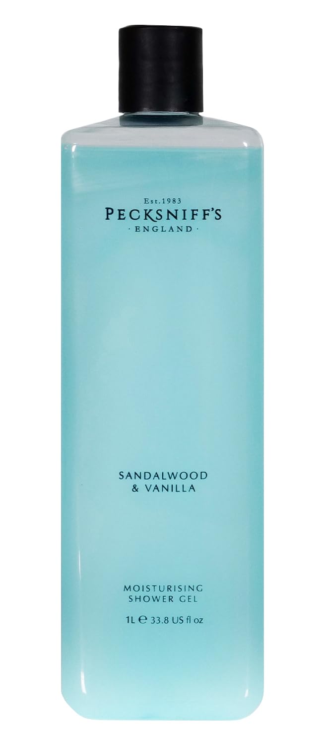 Pecksniff's 1L Shower Gel (CORE) Sandalwood Vanilla – Spa-Like Hydration