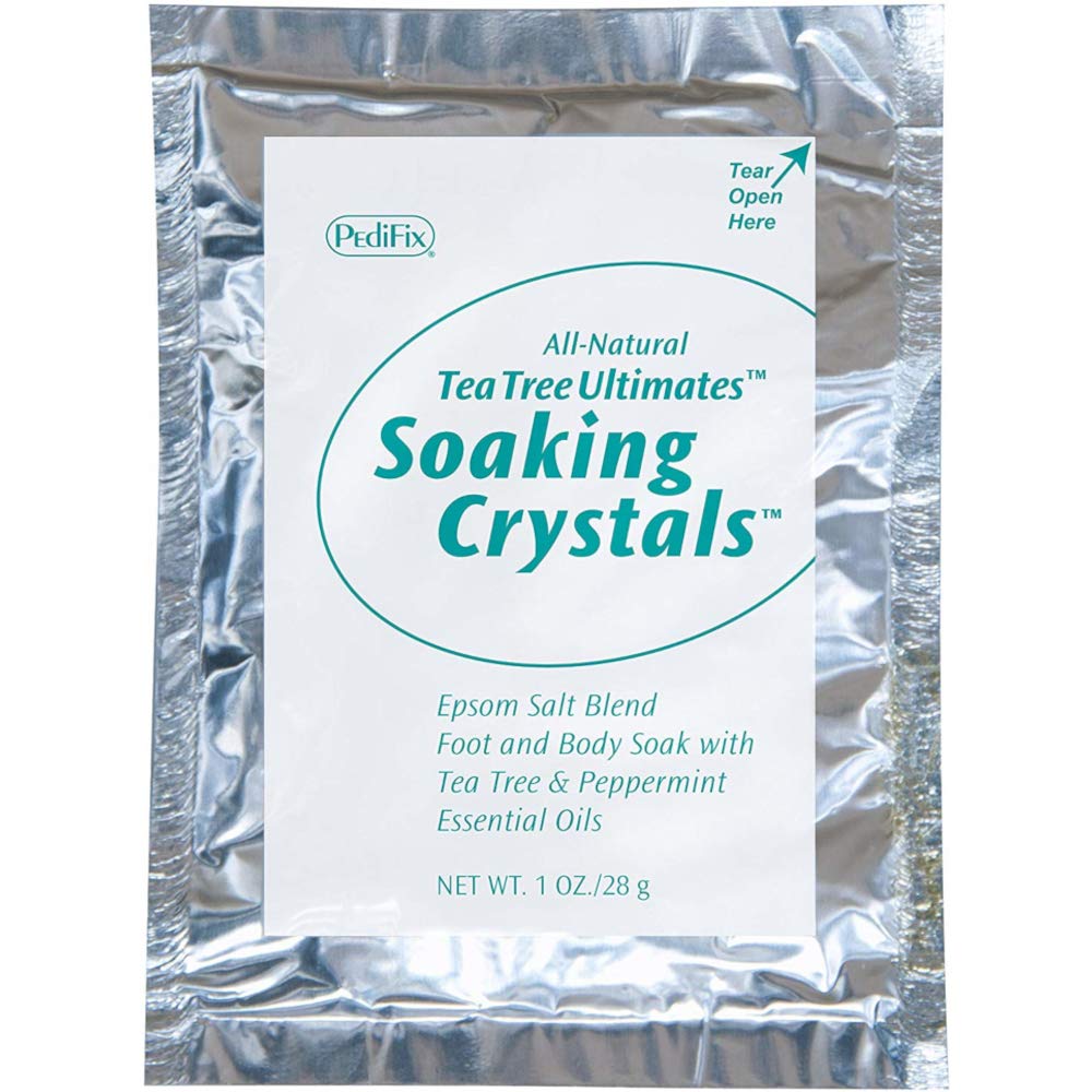 Pedifix Tea Tree Ultimates Soaking Crystals Foot Bath – 6 Packets Each, Pack of 2