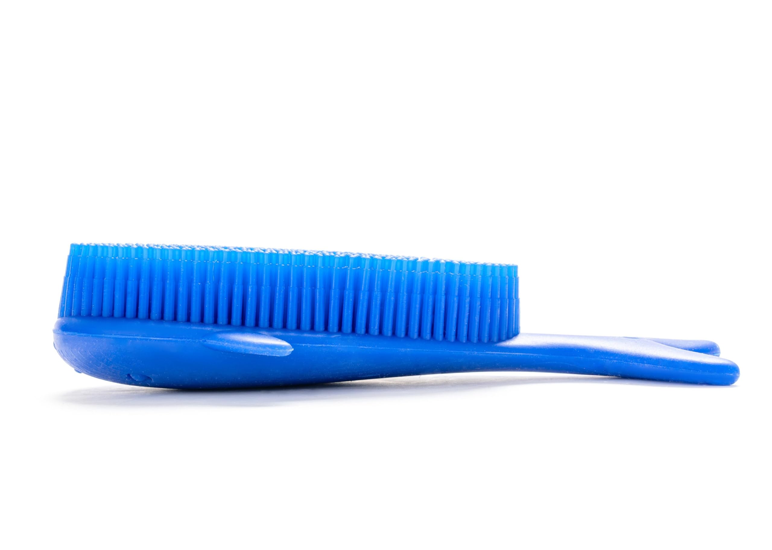 Penepico Premium Sensory Brush for Kids and Autism – Soft Silicone Body Scrubber, 2-in-1 Bath Brush (Whale-Blue)