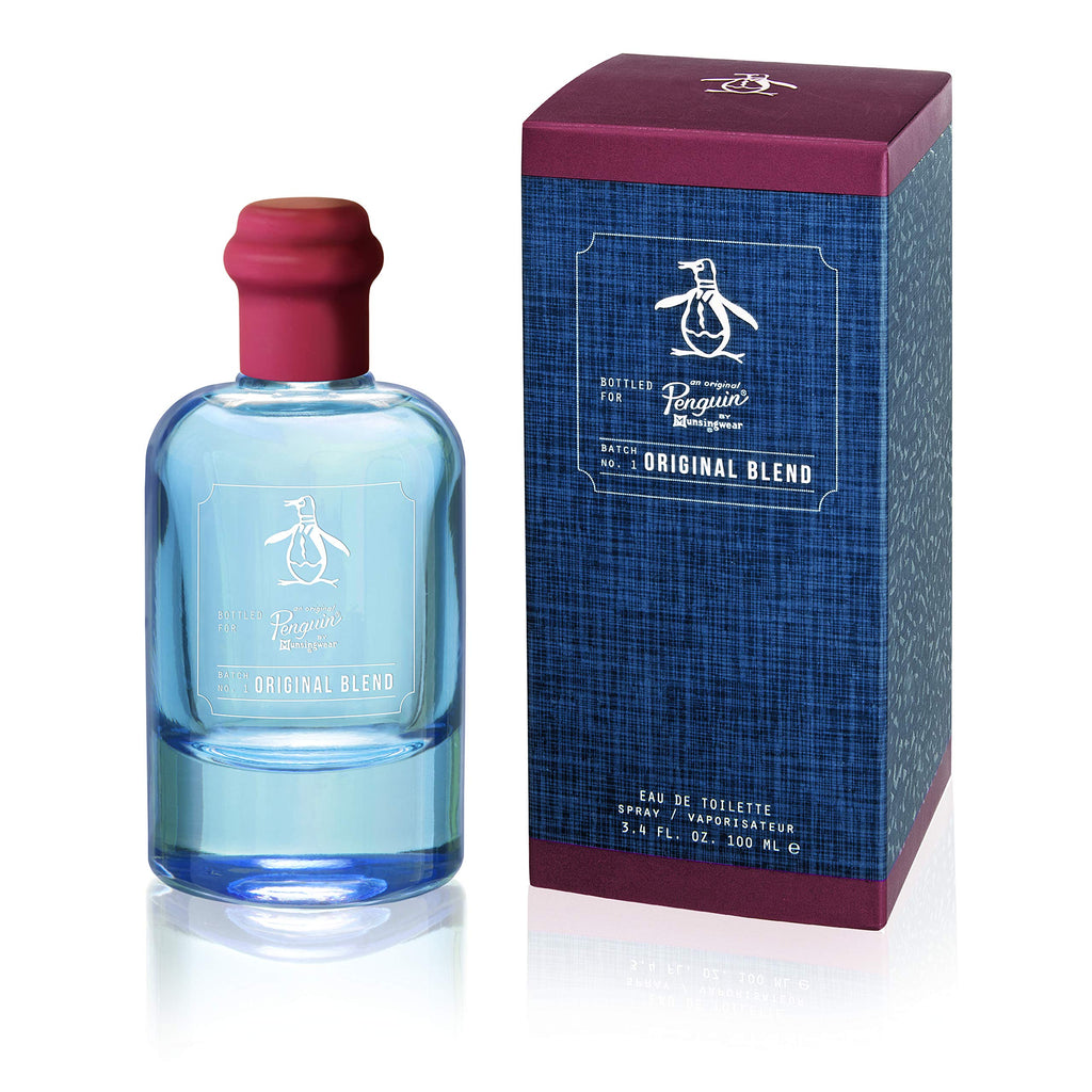 Penguin Original Blend Eau de Toilette for Men – Bergamot, Lime & Musk, 3.4 oz (100 mL)