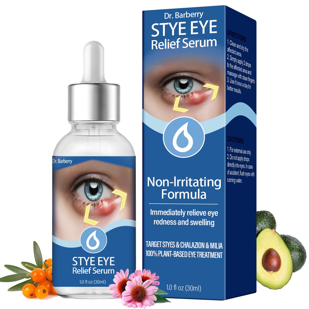 PENNTR Stye Eye Drops - Target Chalazions & Blepharitis, Non-Irritating Eye Treatment with Hippophae Rhamnoides & Avocado Oil (1 Fl. Oz)