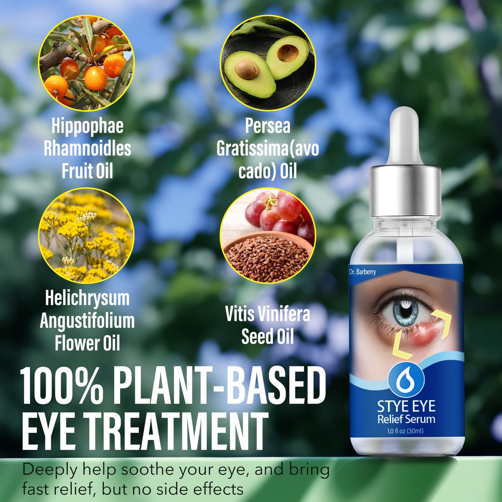 PENNTR Stye Eye Drops - Target Chalazions & Blepharitis, Non-Irritating Eye Treatment with Hippophae Rhamnoides & Avocado Oil (1 Fl. Oz)