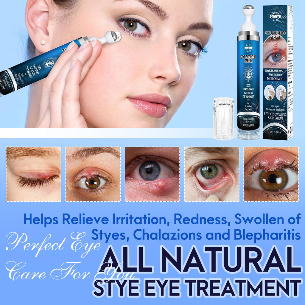 PENNTR Stye Eye Treatment – 360° Rollerball Eye Serum for Eyelid Comfort