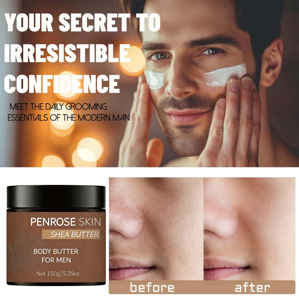 Penrose Skin Body Butter for Men – All-Day Hydration, Long-Lasting Fragrance, Non-Greasy (1 PCS)
