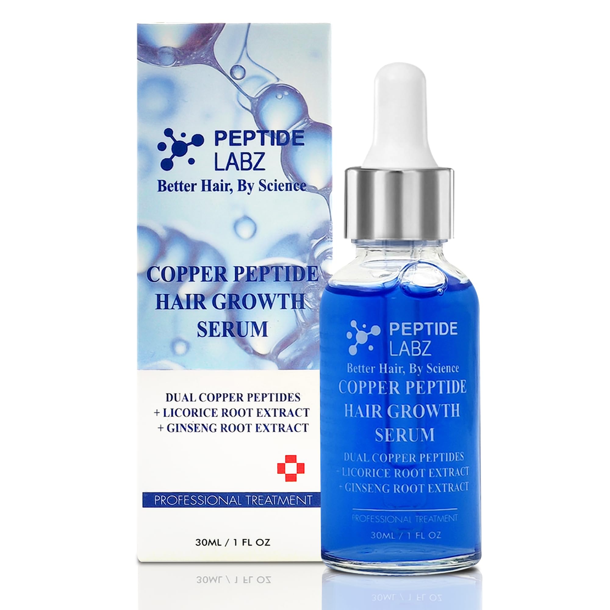Copper Peptide Hair Serum with Copper Tripeptide-1 – Dual Peptide Scalp Treatment by PeptideLabz