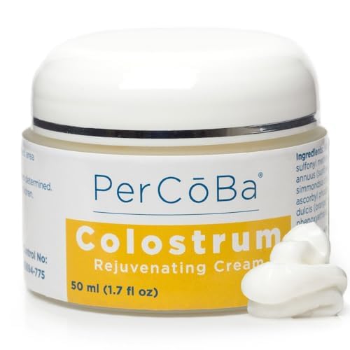 PERCOBA Colostrum Face Cream – Rejuvenating, Non-Greasy Formula for Face, Neck & Hands