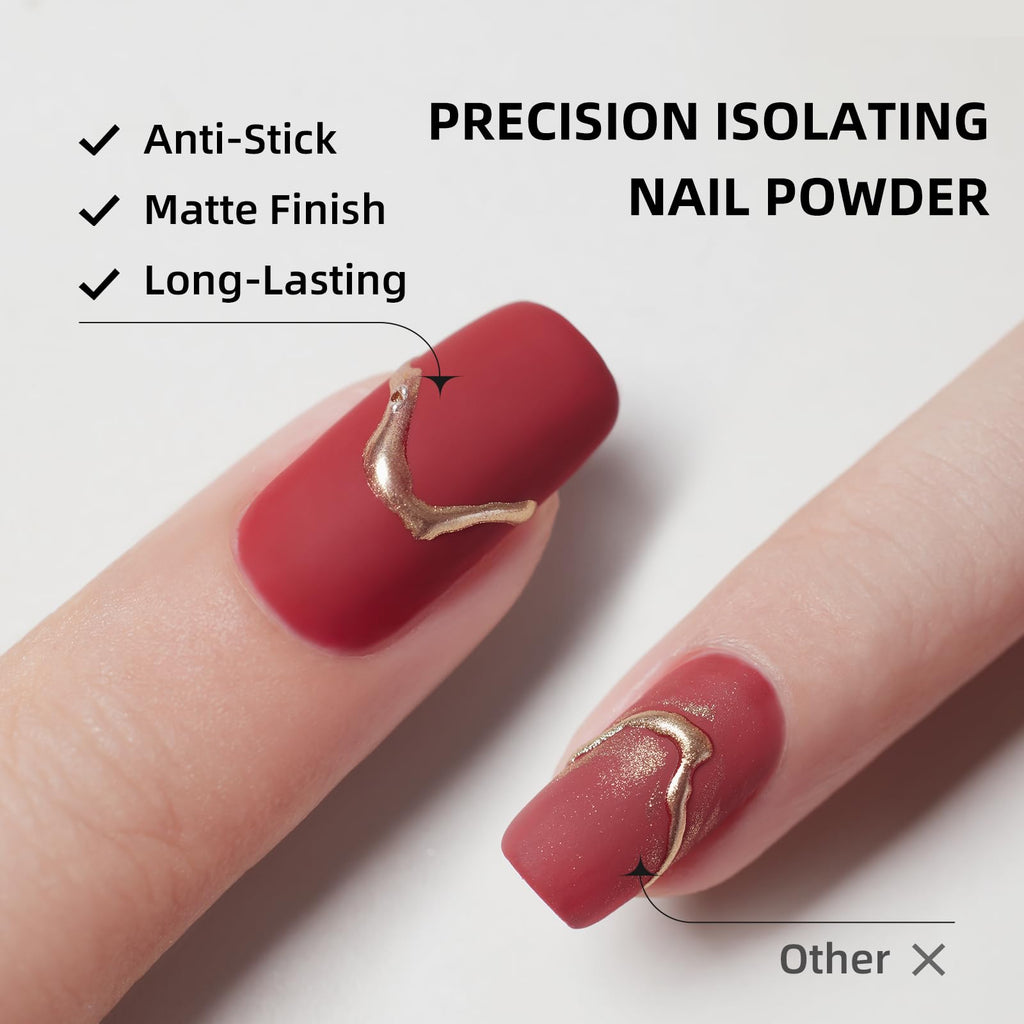 PERFECT COLOR Chrome-Proof Matte Top Coat | UV/LED Cured Gel Nail Polish 0.5 fl oz