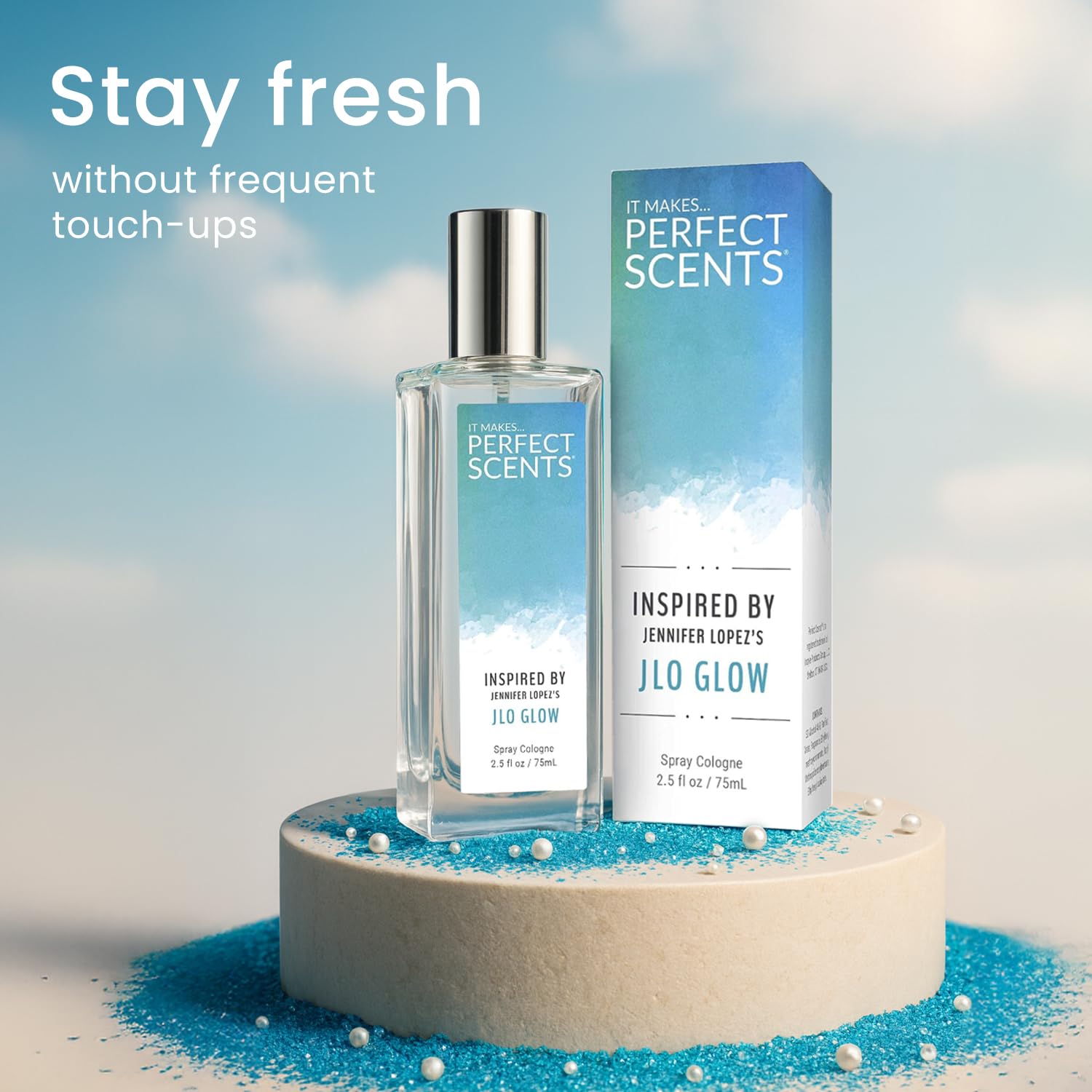 Perfect Scents Fragrances — J Lo Glow Inspired Women’s EDT, Vegan & Cruelty-Free, 2.5 fl oz