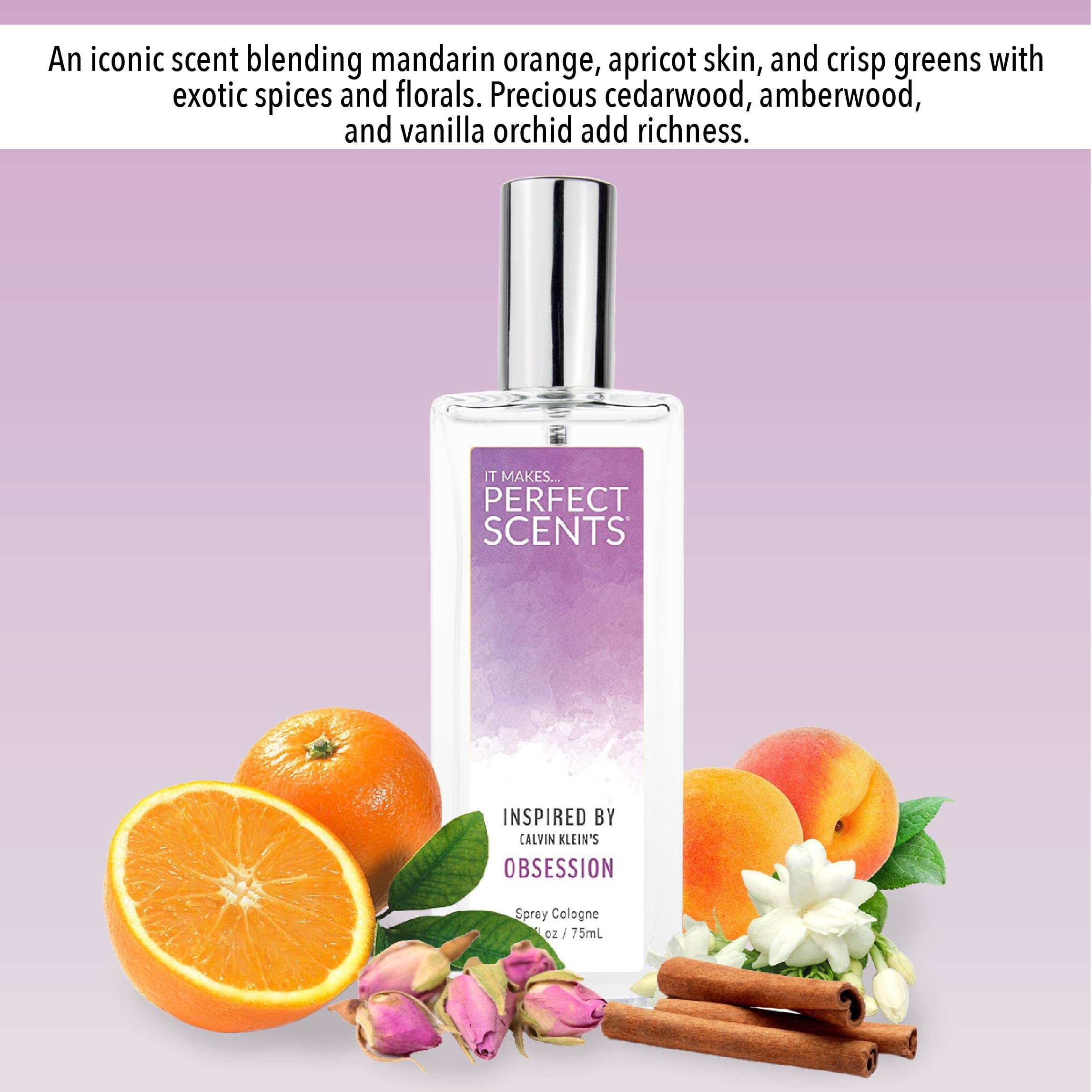 Perfect Scents Obsession – Women’s Eau de Toilette | Vegan, Paraben-Free, Cruelty-Free 2.5 fl oz