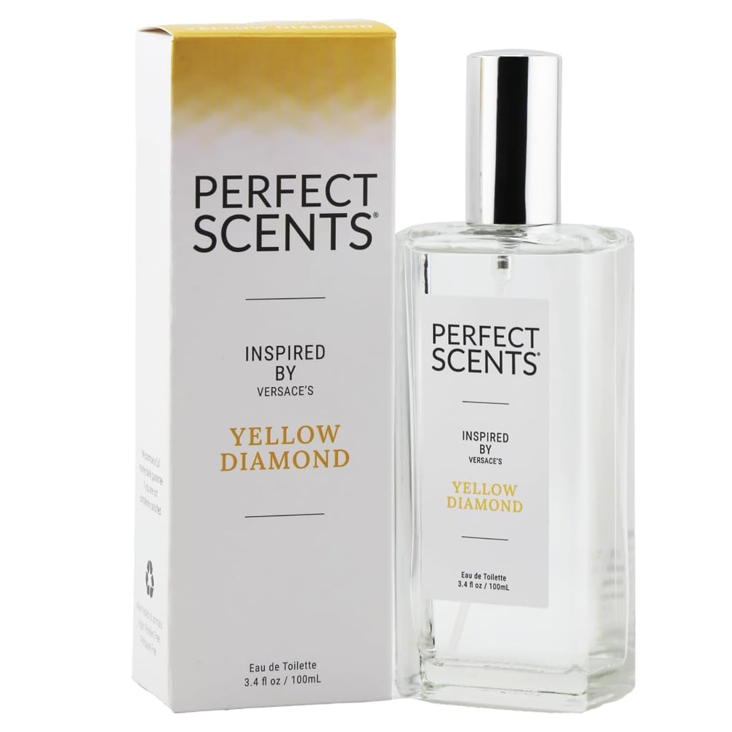 Perfect Scents Fragrances – Inspired by Versace Yellow Diamond – Women’s EDT, 3.4 oz, Vegan & Cruelty-Free
