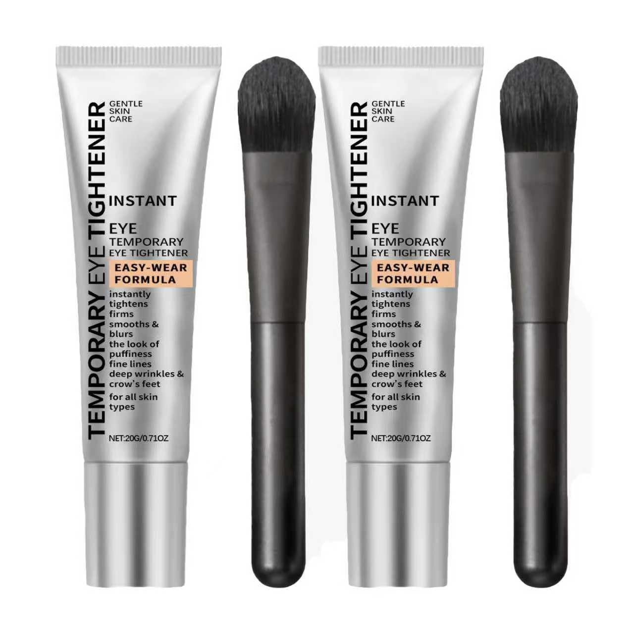 Perfection Eye Tightener with Brush – 2-Pack Hydrating Under-Eye Cream