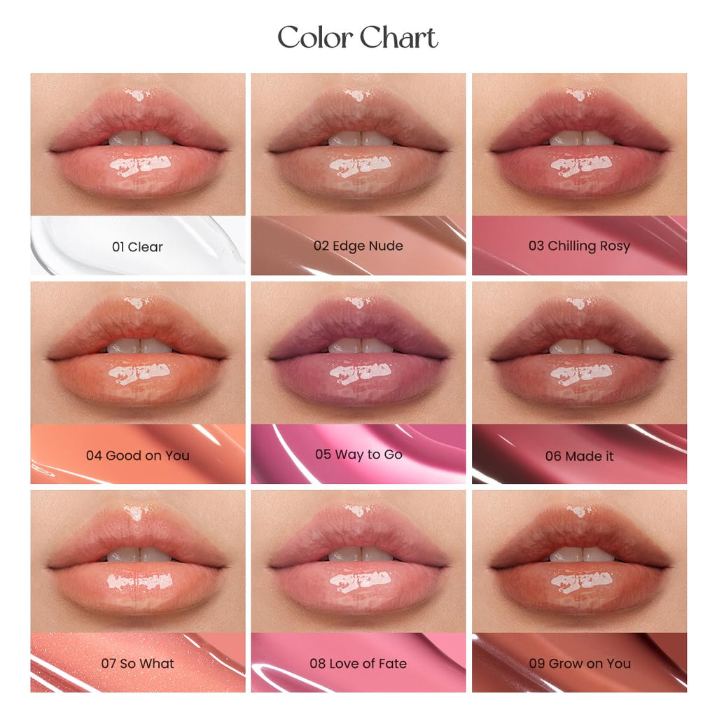 Peripera Ink Glasting Lip Gloss – Glass Shine, Non-Sticky, 4XL Wand | Korean Lip Gloss for Fuller-Looking Lips