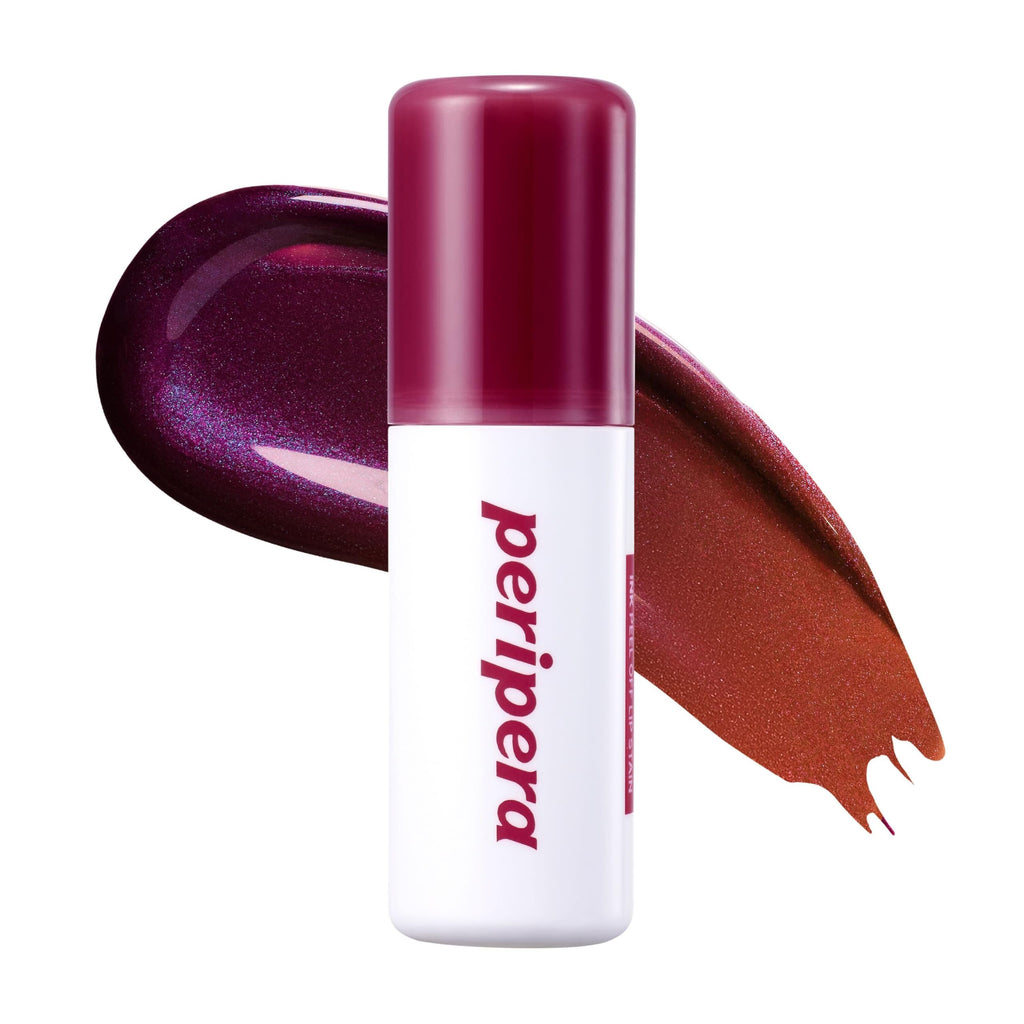 Peripera Ink Peel Off Lip Stain - Long-Lasting, Transfer-Proof Lip Tint (01 Black Cherry)