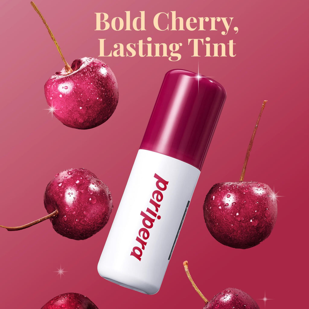 Peripera Ink Peel Off Lip Stain - Long-Lasting, Transfer-Proof Lip Tint (01 Black Cherry)