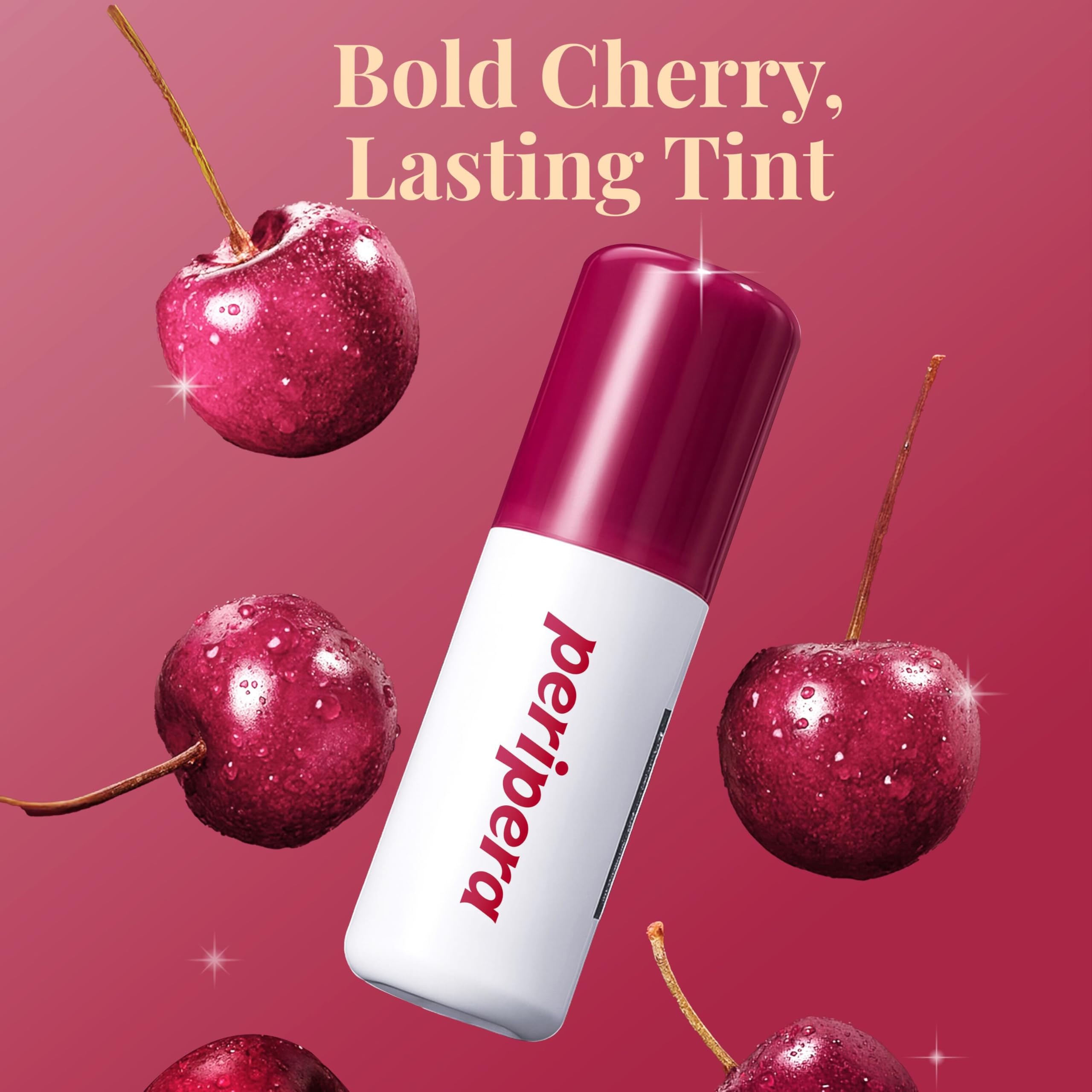 Peripera Ink Peel Off Lip Stain - Long-Lasting, Transfer-Proof Lip Tint (01 Black Cherry)