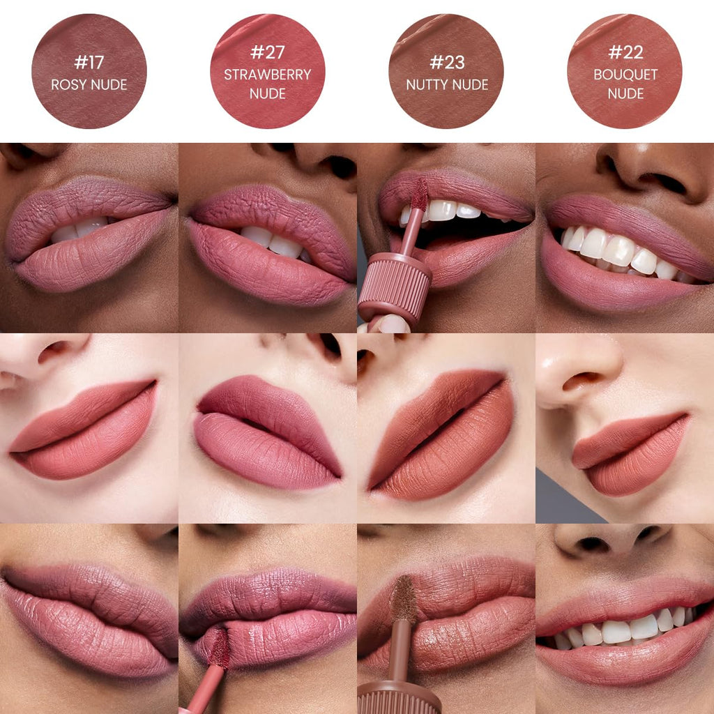 Peripera Ink the Velvet Lip Tint – High Pigment, Longwear, Weightless, Cruelty-Free, Gluten-Free, Paraben-Free