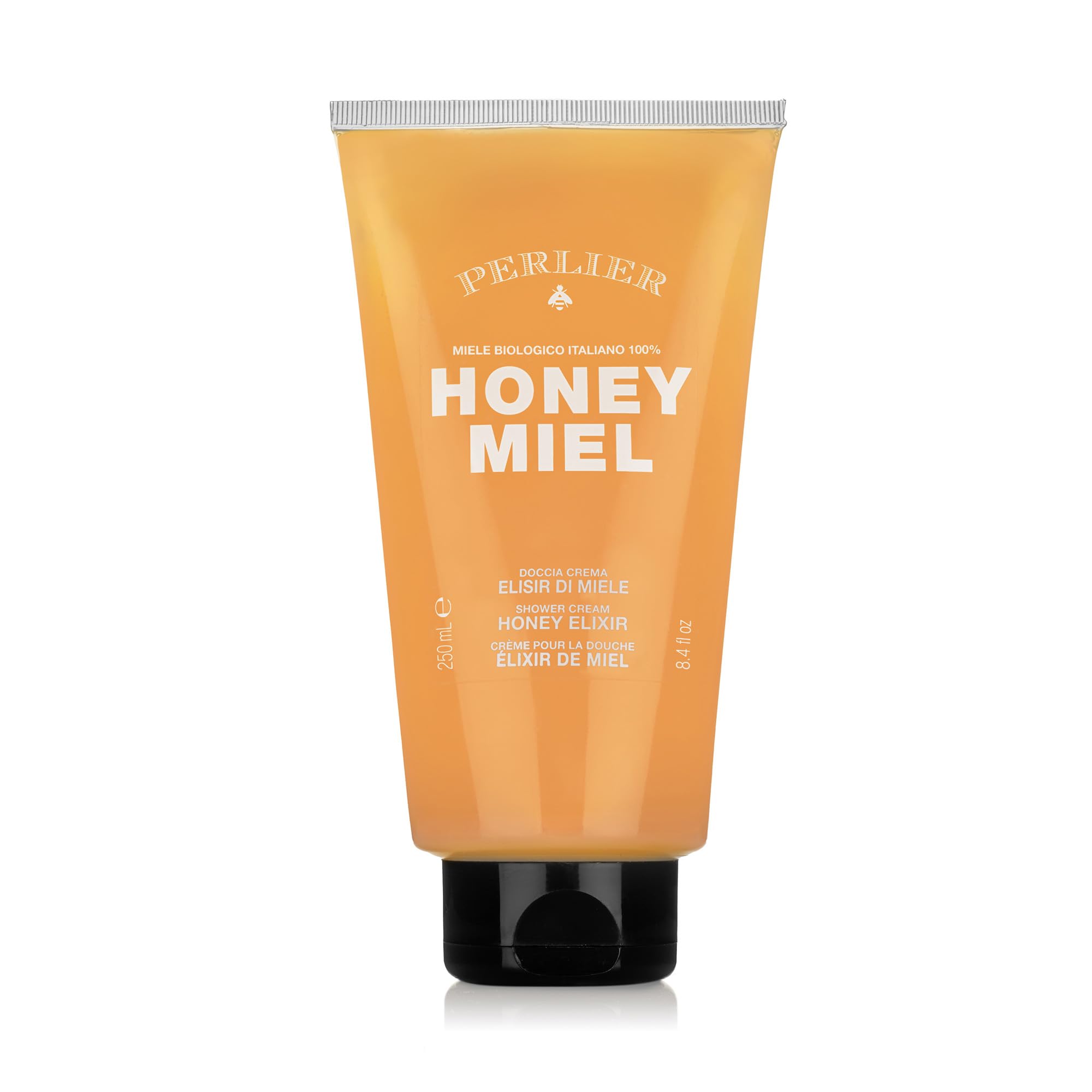 Perlier Honey Elixir Shower Gel – Nourishing Bath & Shower Cream with Italian Honey (8.4 oz)