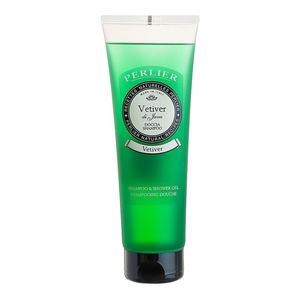 Perlier Vetiver Foaming Shower Gel – 16.9 oz | Earthy Scented Hydrating Cleanser