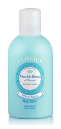 Perlier White Musk Bath Cream - Calming Aromatherapy Bubble Bath for All Skin Types | 16.9 fl oz